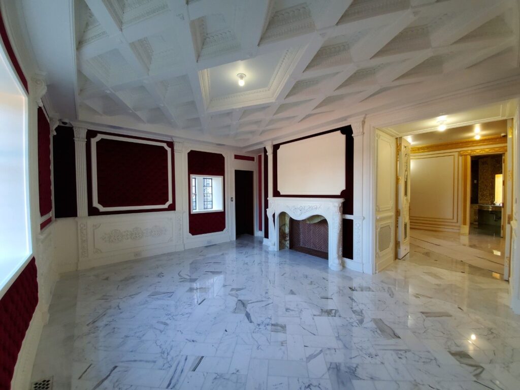 Cozy seating area in lounge room by Andrea D'Alessio
