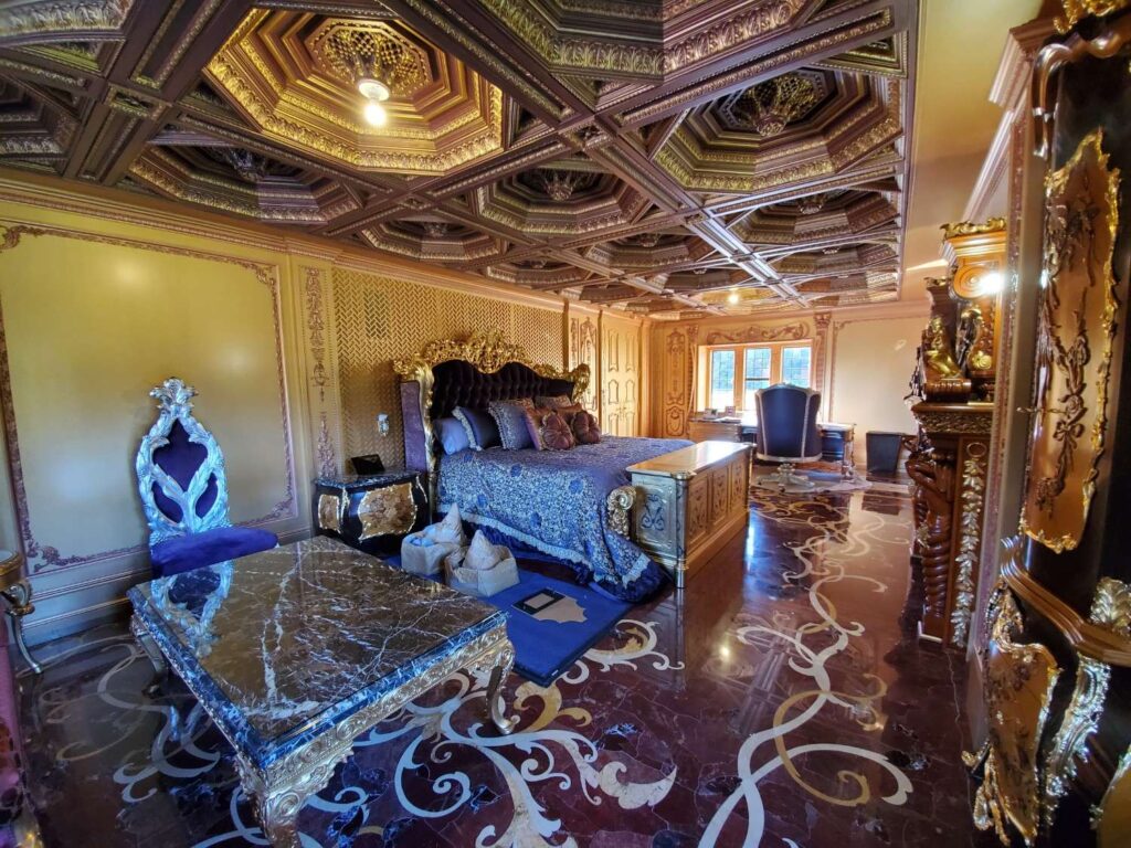 Overall design composition of master bedroom by Andrea D'Alessio