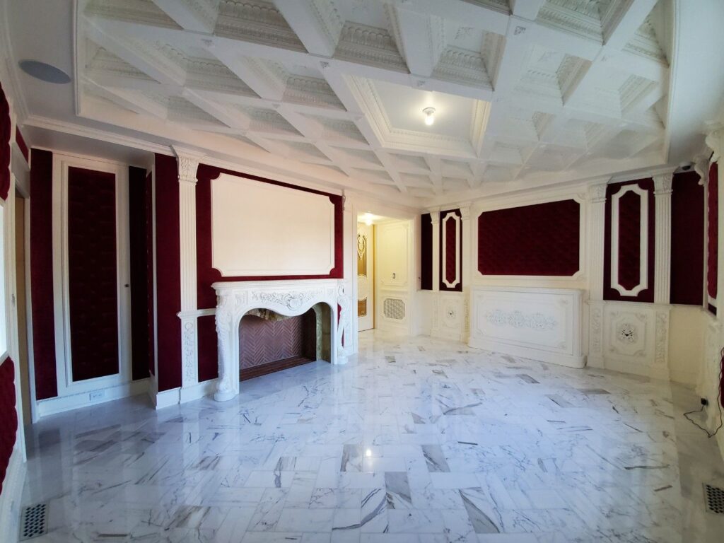 Custom decor in lounge room by Andrea D'Alessio